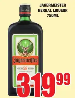 Boxer Liquors Jägermeister Herbal Liqueur offer