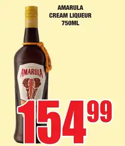 Boxer Liquors AMARULA CREAM LIQUEUR offer