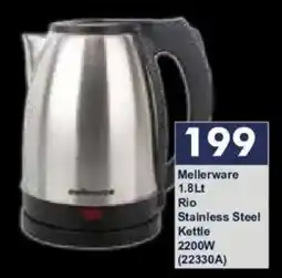 President Hyper Mellerware Rio Stainless Steel Kettle offer