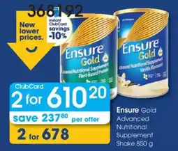 Clicks Ensure Gold Advanced Nutritional Supplement offer
