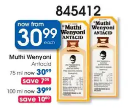 Clicks Muthi Wenyoni Antacid offer