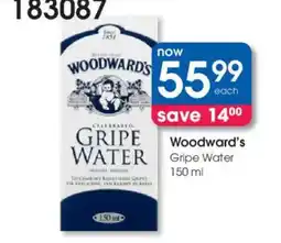 Clicks Woodward's Gripe Water offer