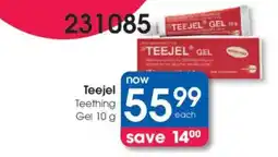 Clicks Teejel Teething Gel offer