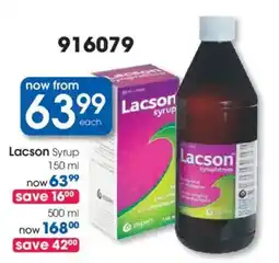 Clicks Lacson Syrup offer