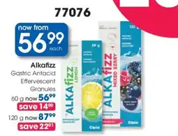 Clicks Alkafizz Gastric Antacid Effervescent Granules offer