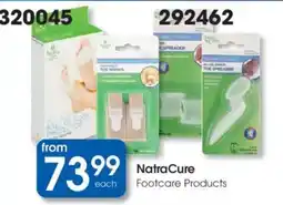 Clicks NatraCure Footcare Products offer