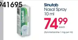 Clicks Sinutab Nasal Spray offer