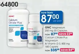 Clicks GNC Magnesium offer