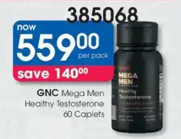 Clicks GNC Mega Men Healthy Testosterone offer