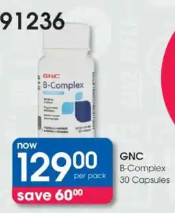 Clicks GNC B-Complex offer