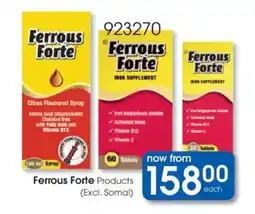 Clicks Ferrous Forte Products offer