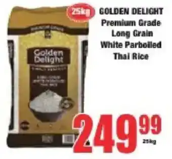 Golden Delight Premium Grade Long Grain White Parboiled Thai Rice