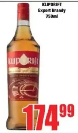 Boxer KLIPDRIFT Export Brandy offer