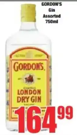 Boxer Gordon's London Dry Gin Assorted offer