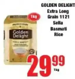 Boxer Golden Delight Extra Long Grain 1121 Sella Basmati Rice offer