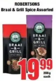 Boxer Robertsons Braai & Grill Spice Assorted offer