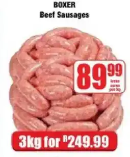 Boxer BOXER Beef Sausages offer