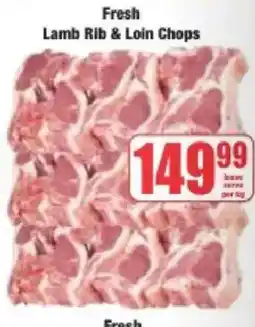 Boxer Fresh Lamb Rib & Loin Chops offer
