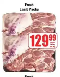 Boxer Fresh Lamb Packs offer