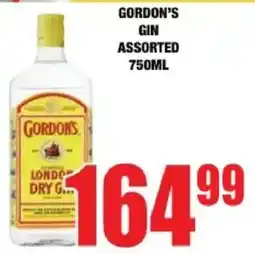 Boxer Liquors Gordon's Gin Assorted offer