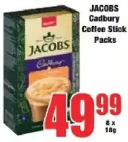 Boxer JACOBS Cadbury Coffee Stick Packs offer