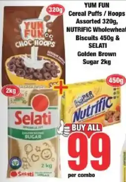 Boxer YUM FUN Cereal Puffs / Hoops Assorted offer
