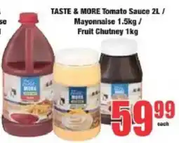 Boxer TASTE & MORE Tomato Sauce / Mayonnaise / Fruit Chutney offer