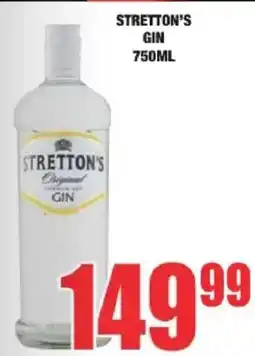 Boxer Liquors STRETTON'S GIN offer