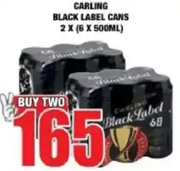 Boxer Liquors CARLING BLACK LABEL CANS offer