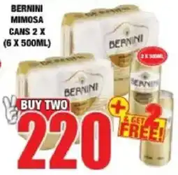 Boxer Liquors Bernini Mimosa offer
