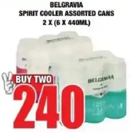 Boxer Liquors Belgravia Spirit Cooler Assorted Cans offer