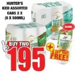 Boxer Liquors Hunter's Iced Assorted offer