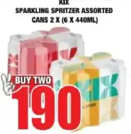 Boxer Liquors KIX Sparkling Spritzer Assorted offer