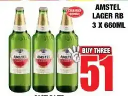 Boxer Liquors AMSTEL LAGER RB offer