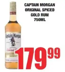 Boxer Liquors Captain Morgan Original Spiced Gold Rum offer