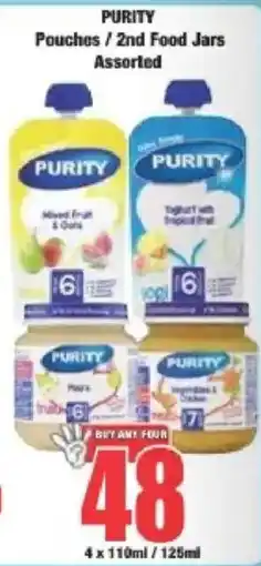 Boxer PURITY Pouches / 2nd Food Jars Assorted offer