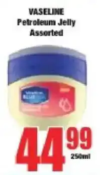 Boxer VASELINE Petroleum Jelly Assorted offer