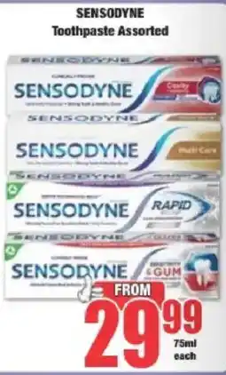 Boxer Sensodyne Toothpaste Assorted offer