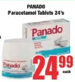 Boxer Panado Paracetamol Tablets offer