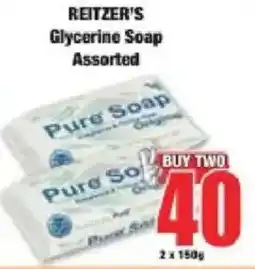 Boxer REITZER'S Glycerine Soap Assorted offer