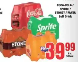 Boxer Coca-Cola / Sprite / Stoney / Fanta Soft Drink offer