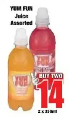 Boxer YUM FUN Juice Assorted offer
