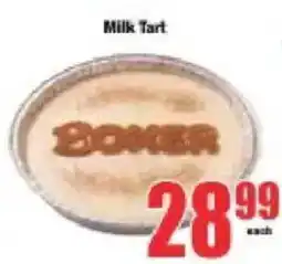 Boxer Milk Tart offer