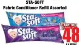 Boxer STA-SOFT Fabric Conditioner Refill Assorted offer