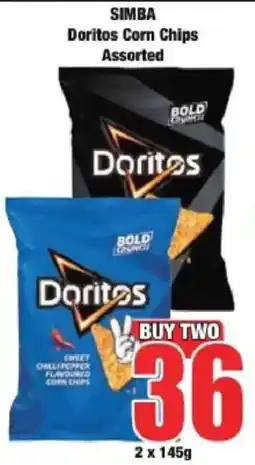 Boxer Doritos Corn Chips Assorted offer
