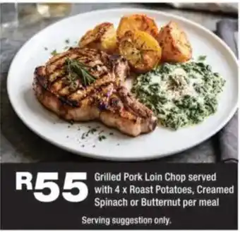 Grilled Pork Loin Chop