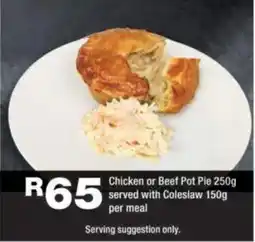 OK urban Chicken or Beef Pot Pie offer