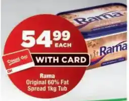 OK Foods Rama Original 60% Fat Spread offer