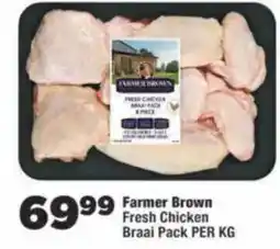 OK Foods Farmer Brown Fresh Chicken Braai Pack offer