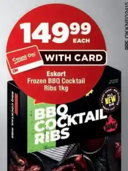 OK Foods Eskort Frozen BBQ Cocktail Ribs offer